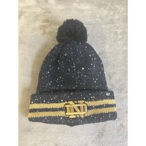 Notre Dame fighting Irish '47 women's Cuff Knit Beanie Pom Hat Cap Sequins